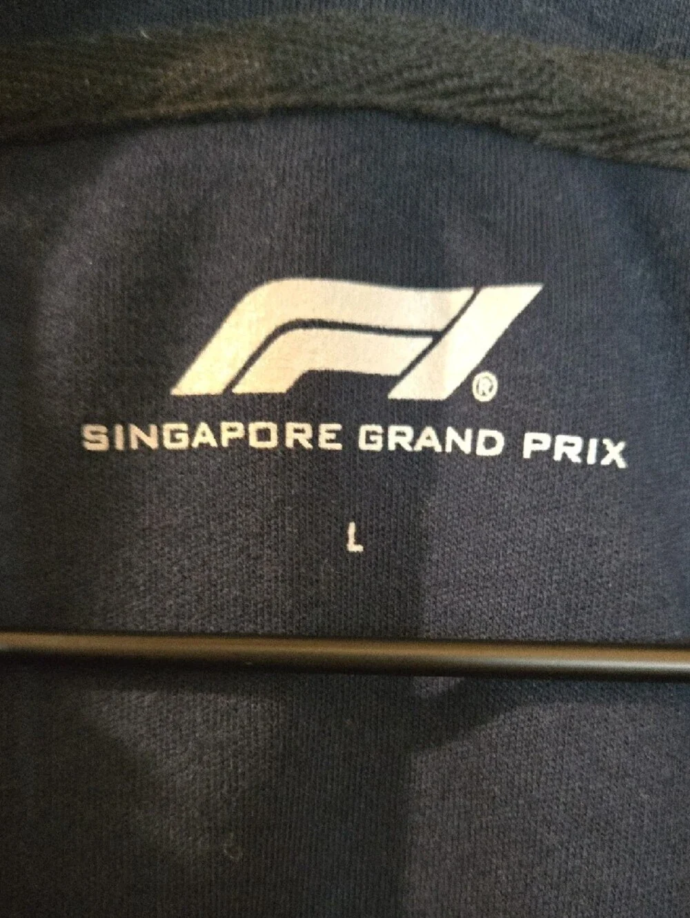 Formula 1 Singapore Grand Prix Navy Zipup